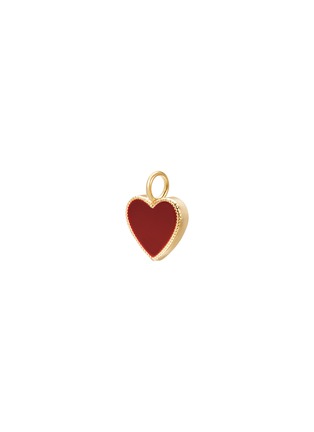 Detail View - Click To Enlarge - BIJOU DE M - Valentine's 18K Gold Plated Brass Resin Pendant
