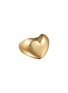 Main View - Click To Enlarge - BIJOU DE M - Plump Heart 18K Gold Plated Sterling Silver Ring — JP 13