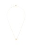 Detail View - Click To Enlarge - BIJOU DE M - Reversible Star 18K Gold Diamond Resin Necklace
