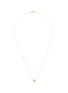Detail View - Click To Enlarge - BIJOU DE M - Reversible Star 18K Gold Diamond Resin Necklace
