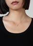  - BIJOU DE M - Reversible Star 18K Gold Diamond Resin Necklace