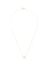 Main View - Click To Enlarge - BIJOU DE M - Reversible Star 18K Gold Diamond Resin Necklace