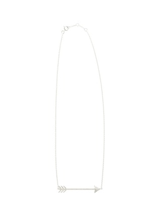 Main View - Click To Enlarge - BIJOU DE M - Cupid 18K White Gold Diamond Necklace