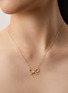 Detail View - Click To Enlarge - BIJOU DE M - The Bow 18K Gold Diamond Necklace — Size S