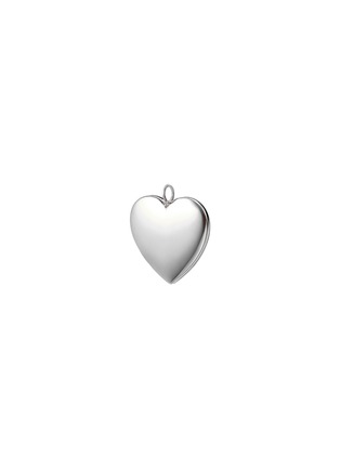Detail View - Click To Enlarge - BIJOU DE M - 18K White Gold Plated Sterling Silver Heart Locket