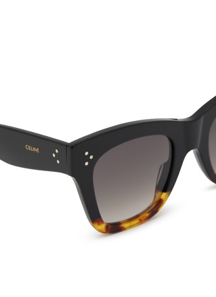 Detail View - Click To Enlarge - CELINE - 3 Dots Acetate Square Sunglasses