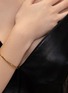 Detail View - Click To Enlarge - BIJOU DE M - 2 Pearl 18K Gold Plated Sterling Silver Freshwater Pearl Bangle — Size S