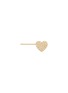 Detail View - Click To Enlarge - BIJOU DE M - Reversible Heart 18K Gold Diamond Resin Single Earring — Right