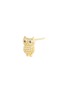 Detail View - Click To Enlarge - BIJOU DE M - Owl 18K Gold Diamond Single Earring