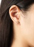 Detail View - Click To Enlarge - BIJOU DE M - Petit Star 18K White Gold Diamond Single Earring