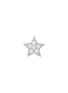 Main View - Click To Enlarge - BIJOU DE M - Petit Star 18K White Gold Diamond Single Earring