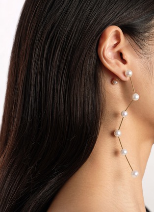 Detail View - Click To Enlarge - BIJOU DE M - Big Dipper 18K Gold Freshwater Pearl Single Earring