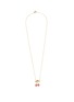 Main View - Click To Enlarge - BIJOU DE M - Cherry 18K Gold Diamond Ruby Necklace