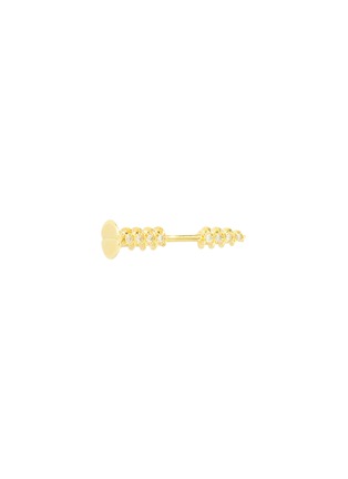 Detail View - Click To Enlarge - BIJOU DE M - Screw 18K Gold Diamond Single Earring
