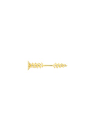 Main View - Click To Enlarge - BIJOU DE M - Screw 18K Gold Diamond Single Earring