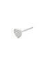 Detail View - Click To Enlarge - BIJOU DE M - Petit Heart 18K White Gold Diamond Single Earring