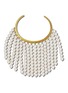 Main View - Click To Enlarge - BIJOU DE M - Pearl Curtain 18K Gold Plated Sterling Silver Freshwater Pearl Bangle — Opening 3cm