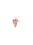 Detail View - Click To Enlarge - BIJOU DE M - Piont Noir 18K Rose Gold Amethyst Single Earring