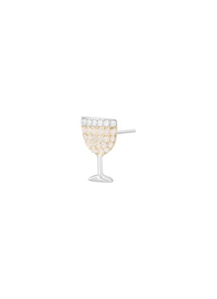 Detail View - Click To Enlarge - BIJOU DE M - Montrachet 18K Yellow White Gold Diamond Single Earring
