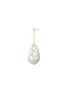 Detail View - Click To Enlarge - BIJOU DE M - Baroque Pearl 18K Gold Freshwater Pearl Single Chain Earring