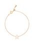 Main View - Click To Enlarge - BIJOU DE M - Reversible Star 18K Gold Diamond Resin Bracelet