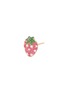 Detail View - Click To Enlarge - BIJOU DE M - Strawberry 18K Rose Gold Diamond Ruby Garnet Single Earring