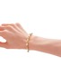 Detail View - Click To Enlarge - BIJOU DE M - Dot Pearl 18K Gold Plated Sterling Silver Freshwater Pearl Bangle — Size L