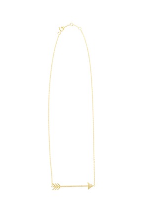 Main View - Click To Enlarge - BIJOU DE M - Cupid 18K Gold Diamond Necklace