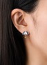 Detail View - Click To Enlarge - BIJOU DE M - Rainy Days 18K Yellow White Gold Diamond Sapphire Single Earring
