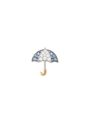 Main View - Click To Enlarge - BIJOU DE M - Rainy Days 18K Yellow White Gold Diamond Sapphire Single Earring