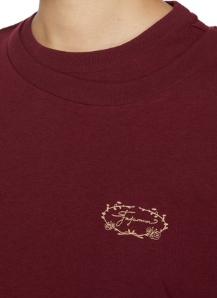  - FAFAMOON - Double Neck Cotton Jersey T-Shirt