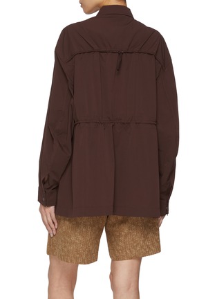 Back View - Click To Enlarge - FAFAMOON - Four Pocket Thin Coat