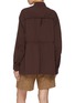 Back View - Click To Enlarge - FAFAMOON - Four Pocket Thin Coat