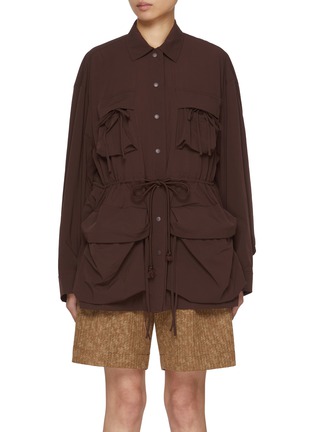 Main View - Click To Enlarge - FAFAMOON - Four Pocket Thin Coat