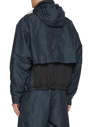 Back View - Click To Enlarge - TOGA VIRILIS - Western Cut Out High Neck Windbreaker Jacket