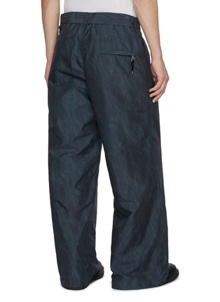 Back View - Click To Enlarge - TOGA VIRILIS - Buckle Belt Straight Leg Pants