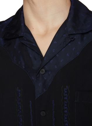  - TOGA VIRILIS - Western Framed Collar Twill Shirt