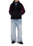 Figure View - Click To Enlarge - TOGA VIRILIS - Furry Tonal Panelled Wool Vest