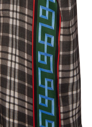 - TOGA VIRILIS - Cupro Checkered Printed Shirt