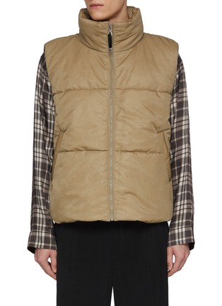 Main View - Click To Enlarge - TOGA VIRILIS - Contrast Back Padded Vest