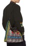 Front View - Click To Enlarge - TOGA VIRILIS - Printed Checkered Tote Bag
