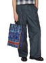 Front View - Click To Enlarge - TOGA VIRILIS - Printed Checkered Tote Bag