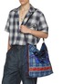Figure View - Click To Enlarge - TOGA VIRILIS - Printed Checkered Tote Bag
