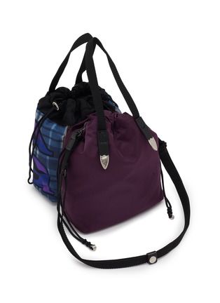 Detail View - Click To Enlarge - TOGA VIRILIS - Printed Drawstring Bucket Bag