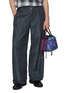 Front View - Click To Enlarge - TOGA VIRILIS - Printed Drawstring Bucket Bag