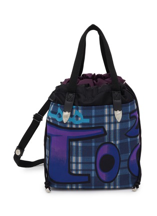 Main View - Click To Enlarge - TOGA VIRILIS - Printed Drawstring Bucket Bag