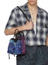 Figure View - Click To Enlarge - TOGA VIRILIS - Printed Drawstring Bucket Bag