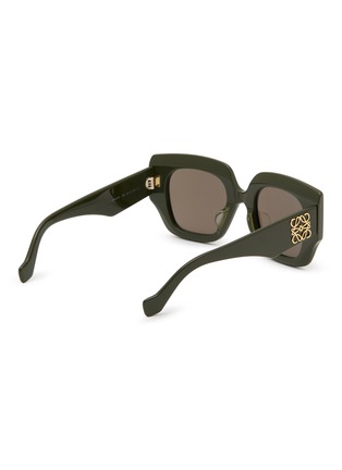 Figure View - Click To Enlarge - LOEWE - Anagram Acetate Round Sunglasses
