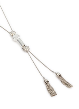 Detail View - Click To Enlarge - TOGA VIRILIS ACCESSORIES - Metal Loop Tie Small Necklace