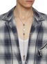 Figure View - Click To Enlarge - TOGA VIRILIS ACCESSORIES - Metal Loop Tie Small Necklace